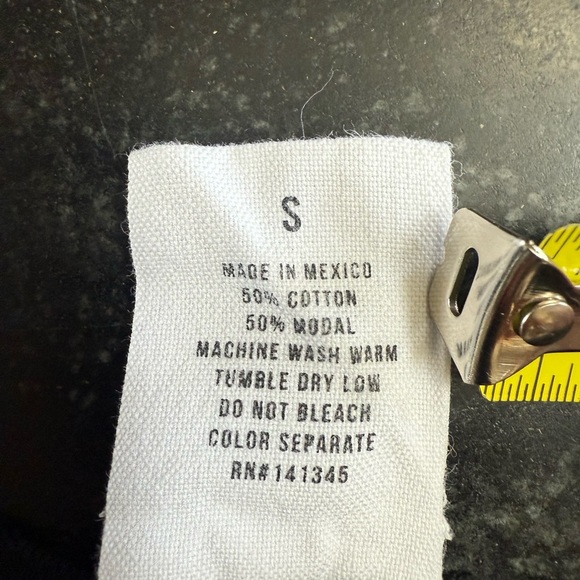 LetLuv SMALL Washed Black Johnny Cash Graphic Tee - Picture 7 of 7